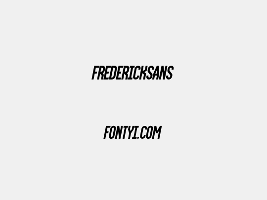 FrederickSans