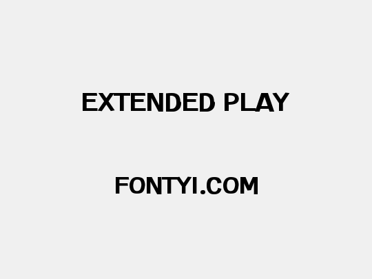 Extended Play