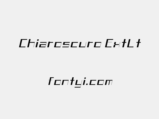 Chiaroscuro ExtLt