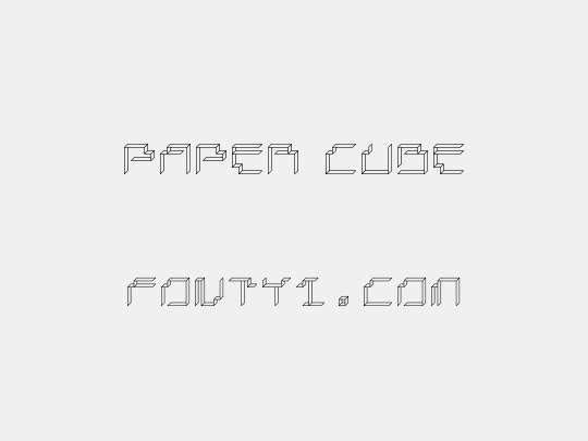 Paper Cube