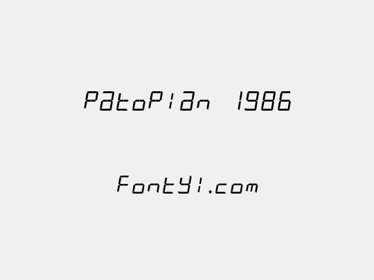 Patopian 1986
