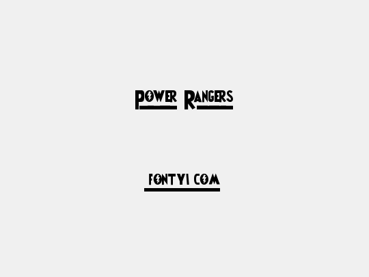 Power Rangers