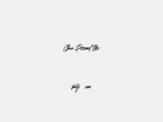 Clovvo Personal Use