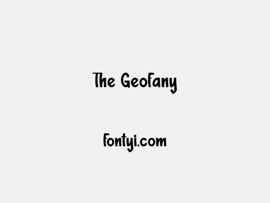 The Geofany