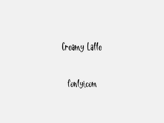 Creamy Latte