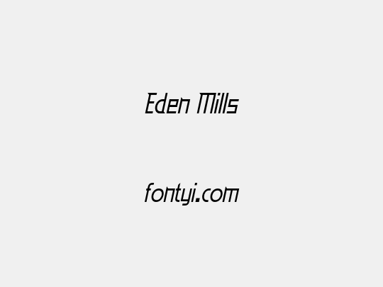 Eden Mills