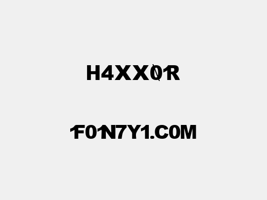 H4XX0R