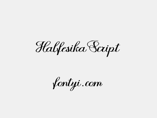 Halfesika Script