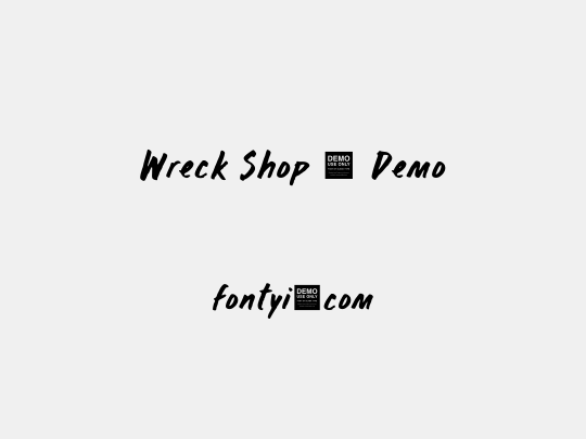 Wreck Shop - Demo
