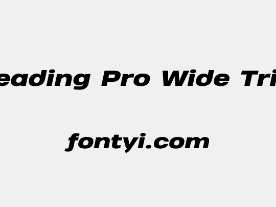 Heading Pro Wide Trial