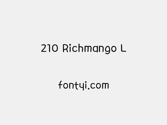 210 Richmango L