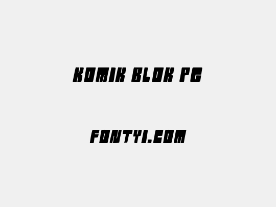 Komik Blok pg
