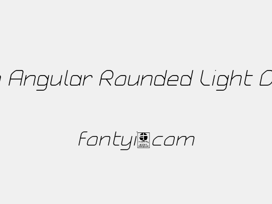 Typo Angular Rounded Light Demo
