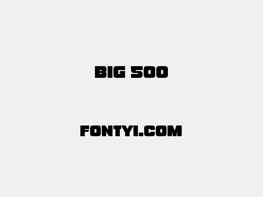 Big 500