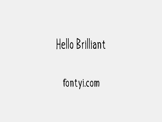 Hello Brilliant