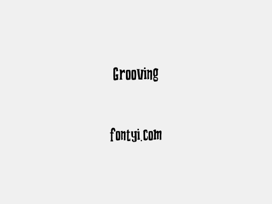 Grooving