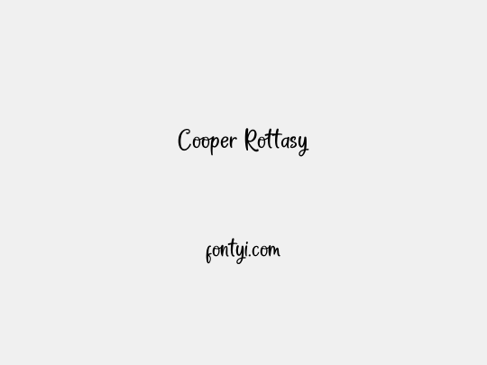 Cooper Rottasy
