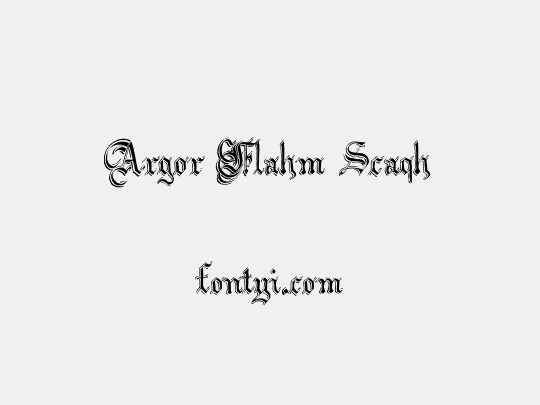 Argor Flahm Scaqh