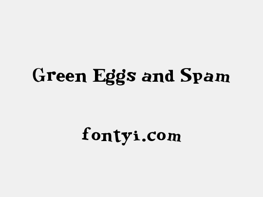 Green Eggs and Spam