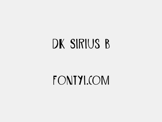 DK Sirius B