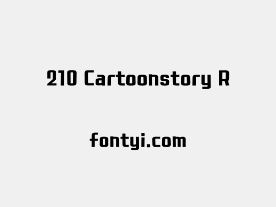 210 Cartoonstory R