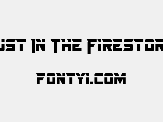 Just In The Firestorm