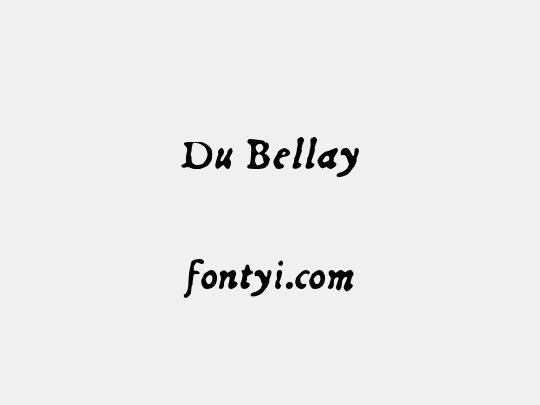 Du Bellay