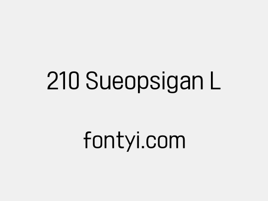 210 Sueopsigan L