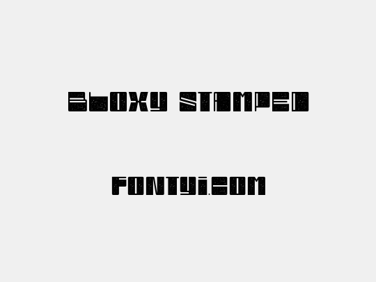 Bloxy Stamped