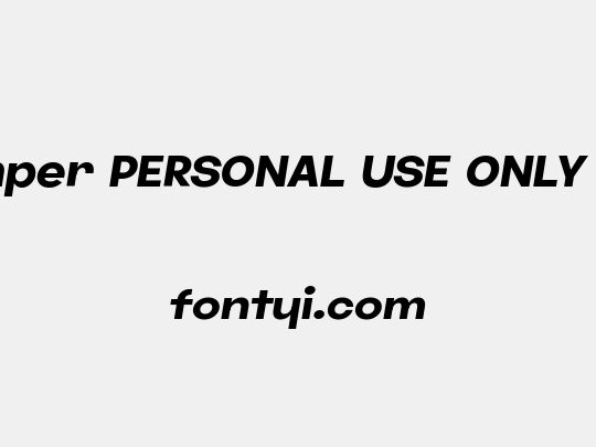 Jumper PERSONAL USE ONLY Bold