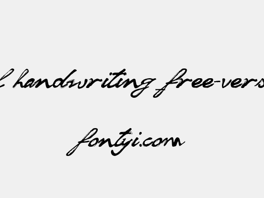soul handwriting_free-version
