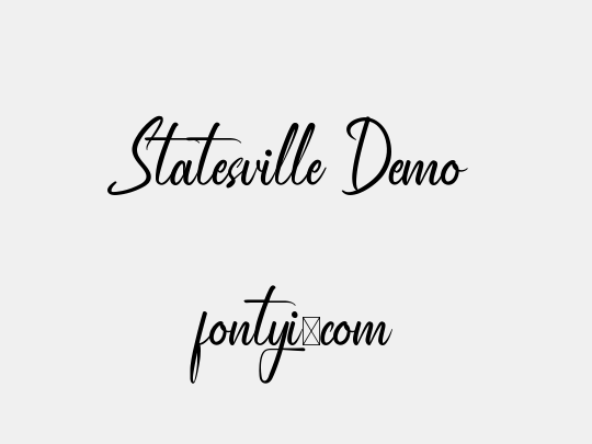 Statesville Demo