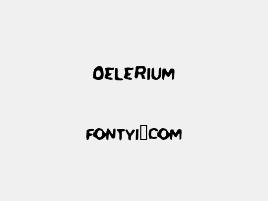 Delerium