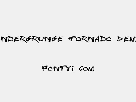 Undergrunge Tornado Demo