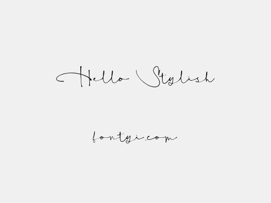 Hello Stylish