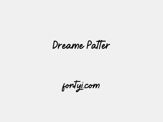 Dreame Patter