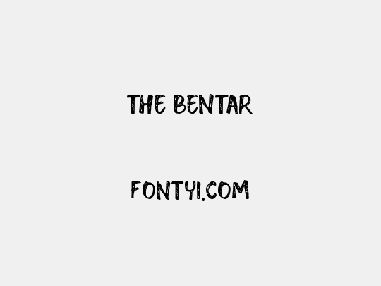 THE BENTAR