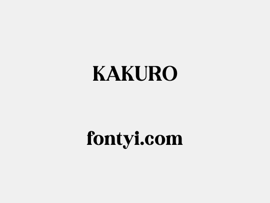 KAKURO