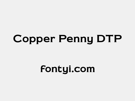 Copper Penny DTP