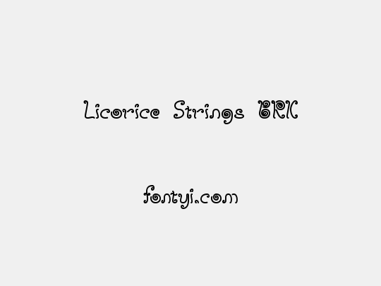 Licorice Strings BRK