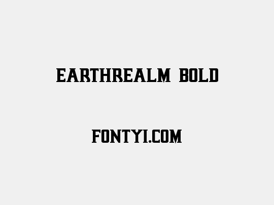 Earthrealm Bold