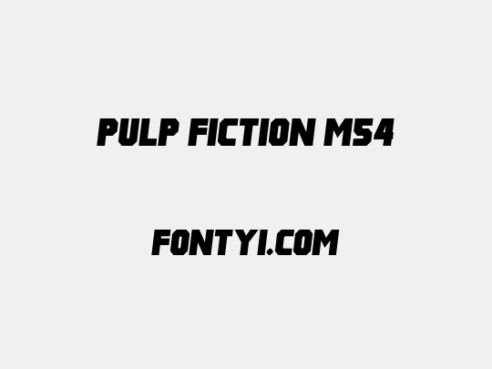 Pulp Fiction M54