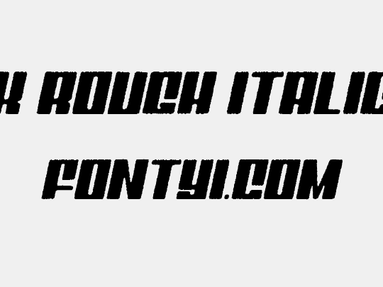 Mixbox Rough Italic Demo