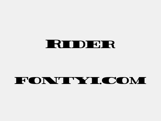Rider