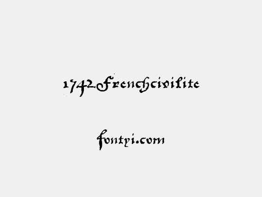 1742Frenchcivilite
