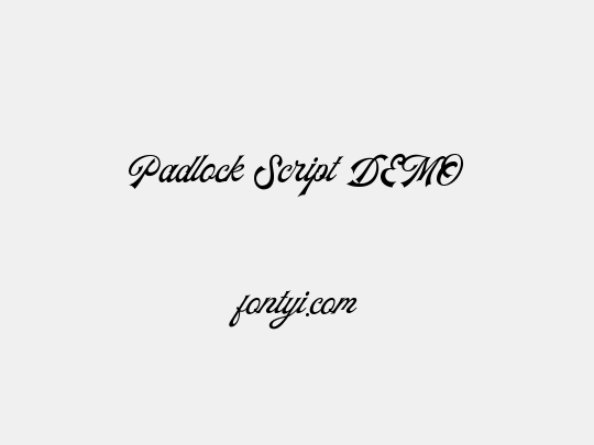 Padlock Script DEMO