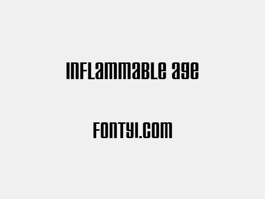 Inflammable Age