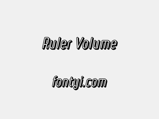 Ruler Volume