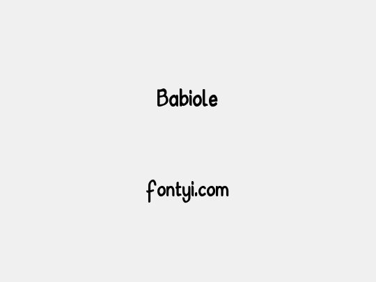 Babiole
