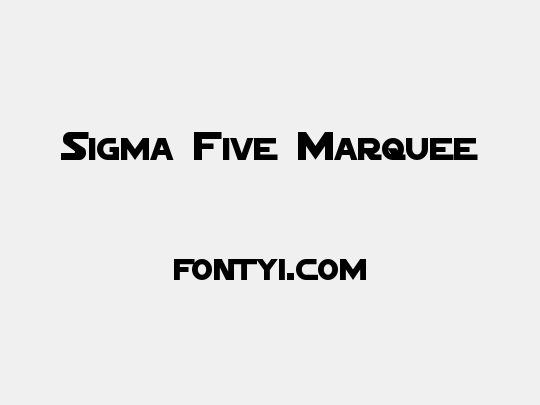 Sigma Five Marquee